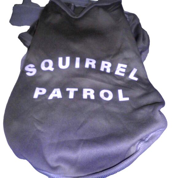 Lightweight Fleece Pet Sweatshirt - Squirrel Patrol, Gray - MD - Boots & Barkley - Picture 3 of 8